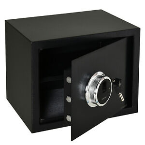 Steel Fingerprint Safe Box with Removable Shelf for Home, Office, 7.1gallon