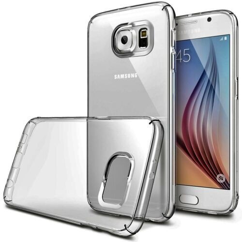 For Samsung Galaxy S5 & S6 Case - Clear Thin Soft TPU Silicone Back Cover