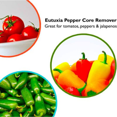 Cutter 2pcs Tomato Kitchen Pepper Slicer Corer Tools Creative Fruit &amp; Vegetable