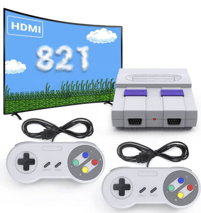 Super Classic Mini Retro Game Console, Built-in 821 Classic Retro Video Game