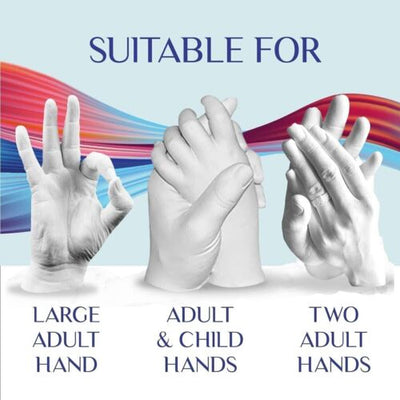Hand Casting Kit for Couples, Adults, Keepsake – DIY Plaster Statue Cast Kit