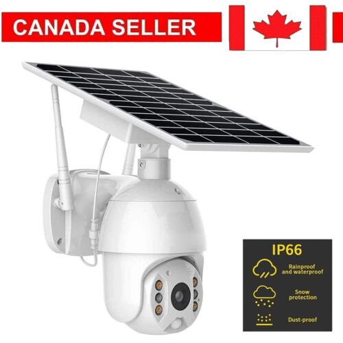 1080P Wireless WIFI Outdoor Security Camera Battery/Solar Powered Day Night