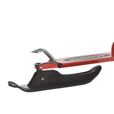 Folding 2in1 Snow Scooter Snowboard Ski Kick-Scooter Red