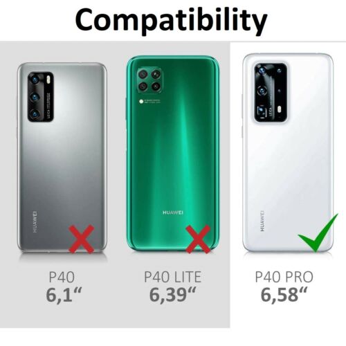 For Huawei P40 Pro Case - Clear Thin Soft TPU Transparent Silicone Cover