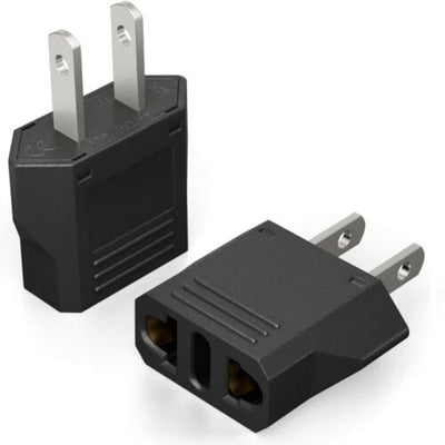 Type C EU to US & Canada Travel Adapter Plug Universal Power Converter (5 Pack)
