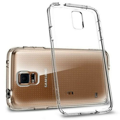 For Samsung Galaxy S5 & S6 Case - Clear Thin Soft TPU Silicone Back Cover