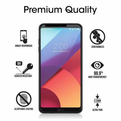 Premium Screen Protector Cover For LG Q6 (2 Pack)