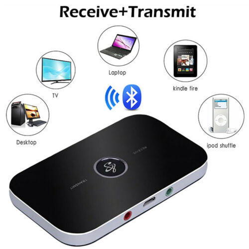 Bluetooth 5.0 Receiver 2 in 1 Audio Wireless Adapter for Car Stereo TV Speaker