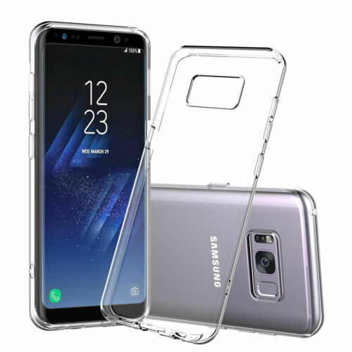 For Samsung Galaxy S8 & S8 Plus Case - Clear Thin Soft TPU Silicone Back Cover