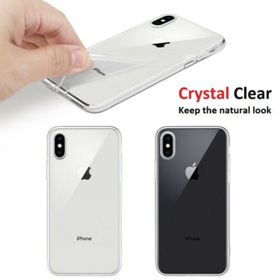 For iPhone XS Max Case - Crystal Clear Ultra Thin Soft TPU Transparent Cover
