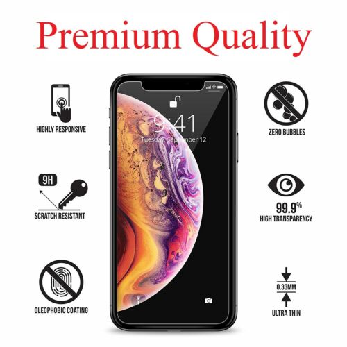 Premium Tempered Glass Screen Protector for iPhone XS Max / 11 Pro Max (2 Pack)