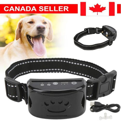 Anti Dog No Shock Bark Collar LED Indicator Rechargeable Anti Barking Waterproof