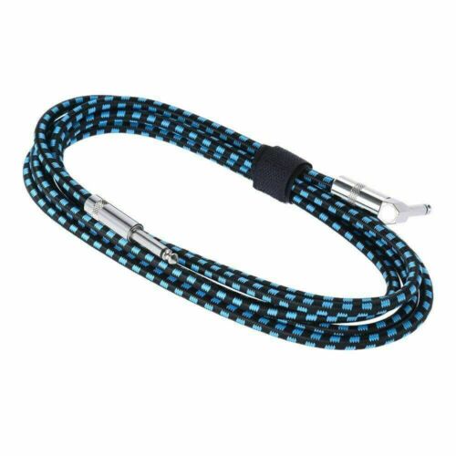 3 METER Durable Electric Guitar Bass Cable Pedal AMP Cord 1/4&quot; Straight Jack CA