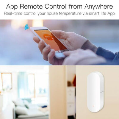 Tuya WiFi Smart Door Sensor Chime Window Entry Home Security Alarm Detector CA