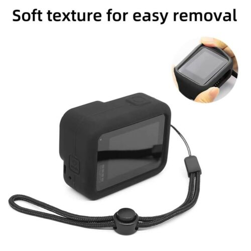 For GoPro Hero 8 Case - Silicone Rubber Sleeve Protective Housing Frame Cover