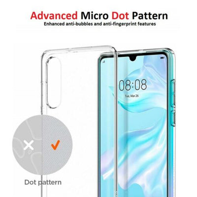 For Huawei P30 Case - Clear Thin Soft TPU Transparent Silicone Cover