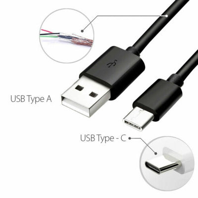 USB C 3.1 Charger Charging Cable for Pixel 4a LG Velvet Samsung A5 S9 S10 S20 FE