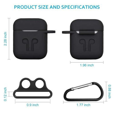 For Apple AirPods 6 in 1 Accessories Air Pod Kit Silicone Cover AirPod Case
