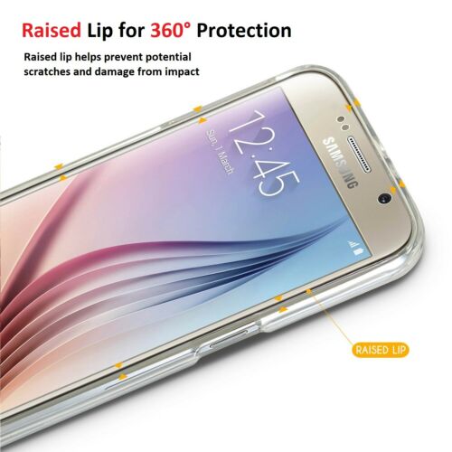 For Samsung Galaxy S5 & S6 Case - Clear Thin Soft TPU Silicone Back Cover