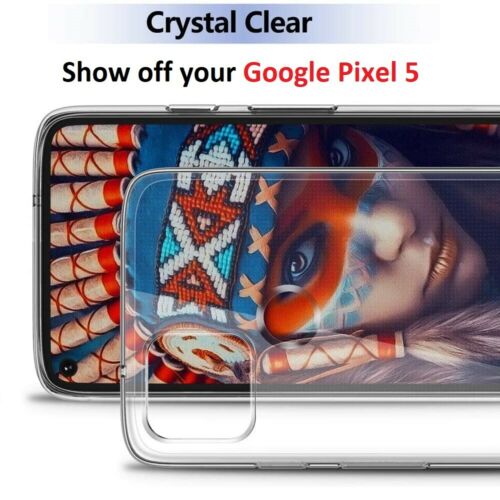 For Google Pixel 5 - Clear Case Thin Soft TPU Transparent Cover