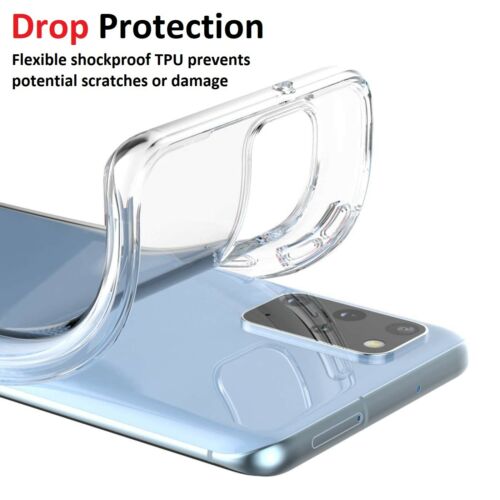 For Samsung Galaxy S20 FE - Clear Case Thin Soft TPU Transparent Cover