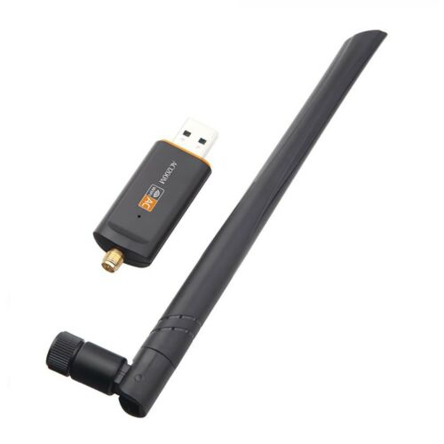 1200Mbps Wireless USB WiFi Network Adapter Dual Band 2.4 & 5ghz w/Antenna For PC