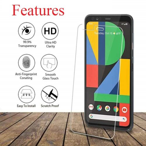 (2 PACK) Premium Screen Protector Cover for Google Pixel 4a 4G 5G Pixel 4 / XL