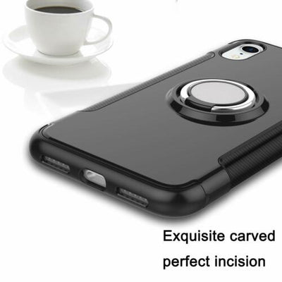 For iPhone 11 Pro XR X XS Max 5S SE 8 Plus 7 6S 6 Case Stand Magnetic Ring Cover