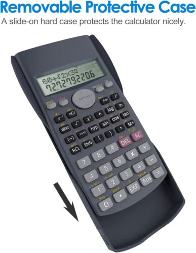 SCIENTIFIC CALCULATOR ELECTRONIC OFFICE 12 DIGITS SCHOOL EXAMS GCSE WORK OFFICE