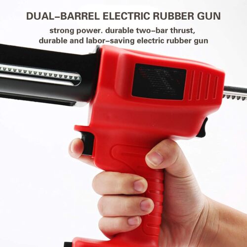 21V electric cordless caulking gun powered by lithium battery and rechargeable