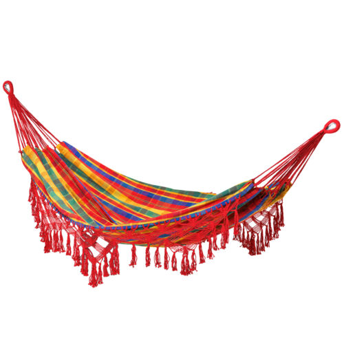 Clearance Sale Outsunny Hanging Hammock Bed for Outdoor and Indoor w/ Carrying