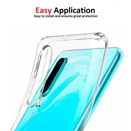 For Huawei P30 Case - Clear Thin Soft TPU Transparent Silicone Cover