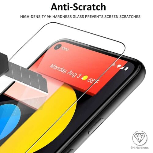 Premium Tempered Glass Screen Protector for Google Pixel 5