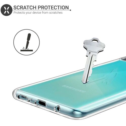For Samsung Galaxy A51 / A71 Case - Clear Thin Soft TPU Silicone Back Cover