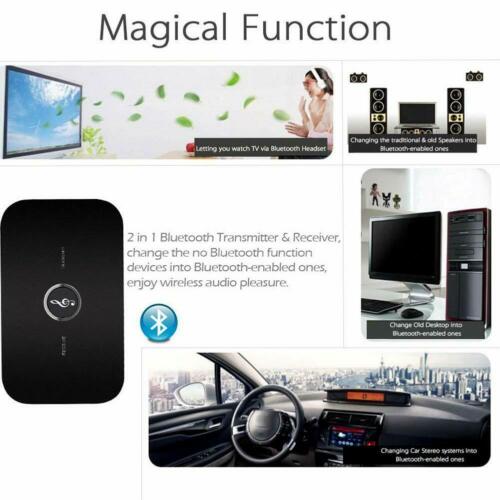 Bluetooth 5.0 Receiver 2 in 1 Audio Wireless Adapter for Car Stereo TV Speaker