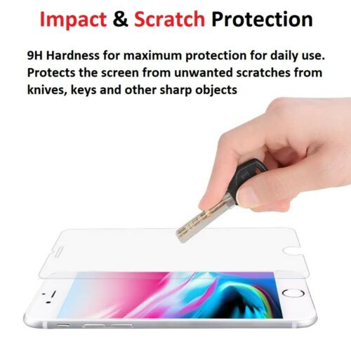 Premium Tempered Glass Screen Protector Cover For iPhone SE 5S 5C 5 (2 PACK)