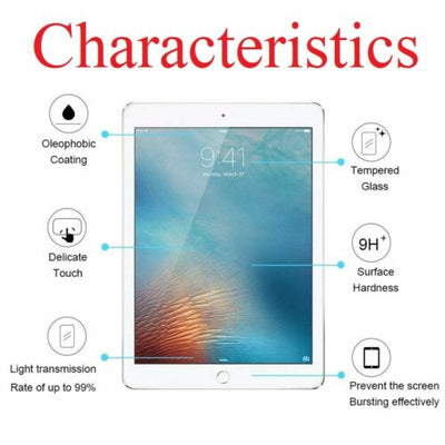 2 PACK Tempered Glass Screen Protector for iPad Mini 2 3 4 5 Air 9.7 10.2 12.9