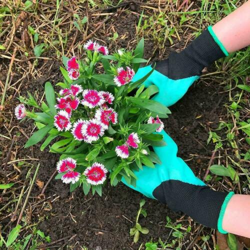 Garden Gloves with Claws for Digging Planting Gardening ABS Tool for Home Pot