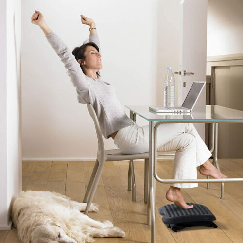 Ergonomic Footrest Adjustable Height and Angle Home Office Foot Rest