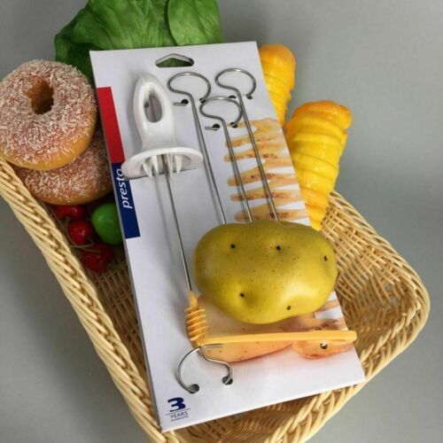 Potato Twister Tornado Slicer Manual Cutter Spiral Potato Chips Snack Maker