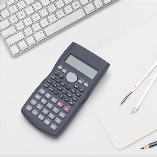 SCIENTIFIC CALCULATOR ELECTRONIC OFFICE 12 DIGITS SCHOOL EXAMS GCSE WORK OFFICE