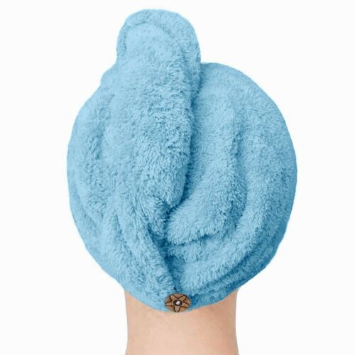 CA Quick Hair Drying Bath Towel Wrap Microfibre Cap For Use Daily