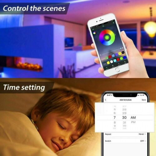 10m LED Strip Lights, Smart WiFi RGB LED Lights with APP Remote Control, SMD 505