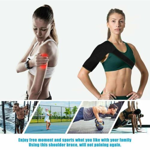 Shoulder Brace Support Compression Sleeve Torn Rotator Cuff AC Joint Pain Relief