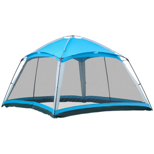 8 Person Camping Tent Dome Tent with Carry Bag and 4 Mesh Walls, Easy Set Up