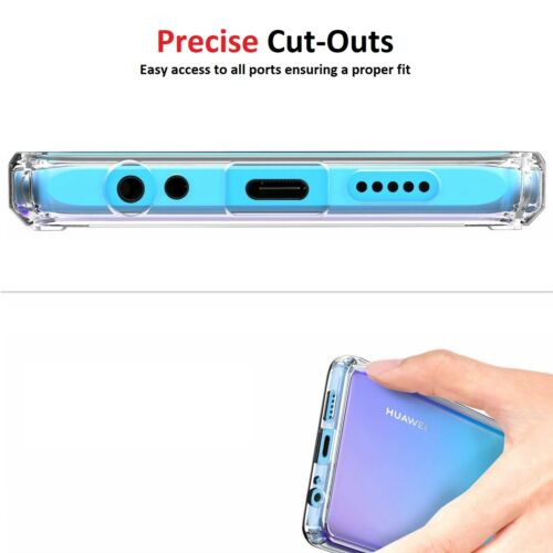 For Huawei P30 Case - Clear Thin Soft TPU Transparent Silicone Cover