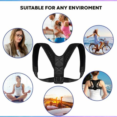 Back Posture Corrector For Men & Women Adjustable Pain Relief  Back & Shoulder