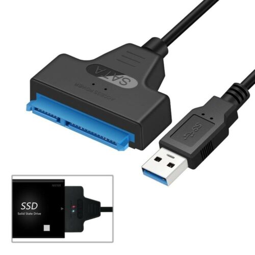 USB 3.0 to SATA 2.5" SSD Adapter Cable Data Converter Hard Drive to USB