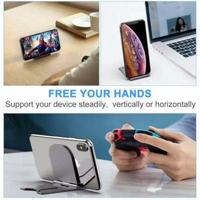 Foldable Phone Stand Holder Mount Desk For iPhone 7 8 XR 11 12 Samsung S8 S9 S10