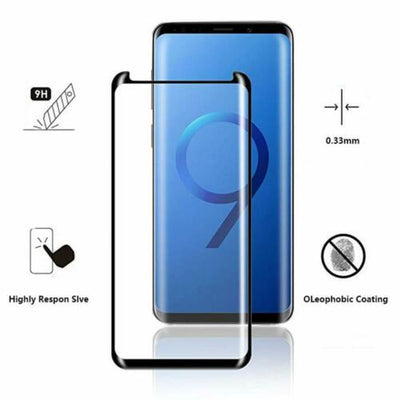 Curved Tempered Glass Screen Protector Cover For Samsung S20 S10e S9 S8 Plus A5